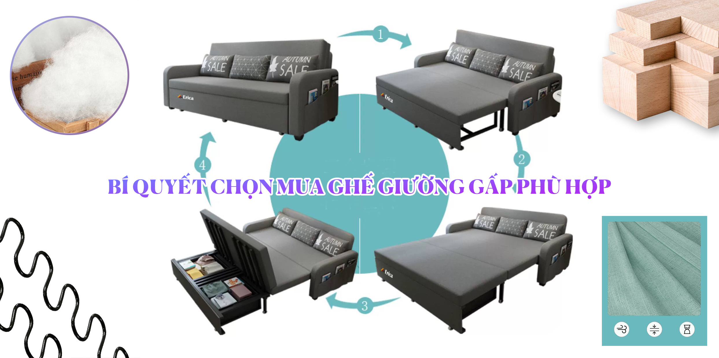 BÍ QUYẾT CHỌN MUA GHẾ GIƯỜNG GẤP PHÙ HỢP CHO KHÔNG GIAN NHÀ CHẬT