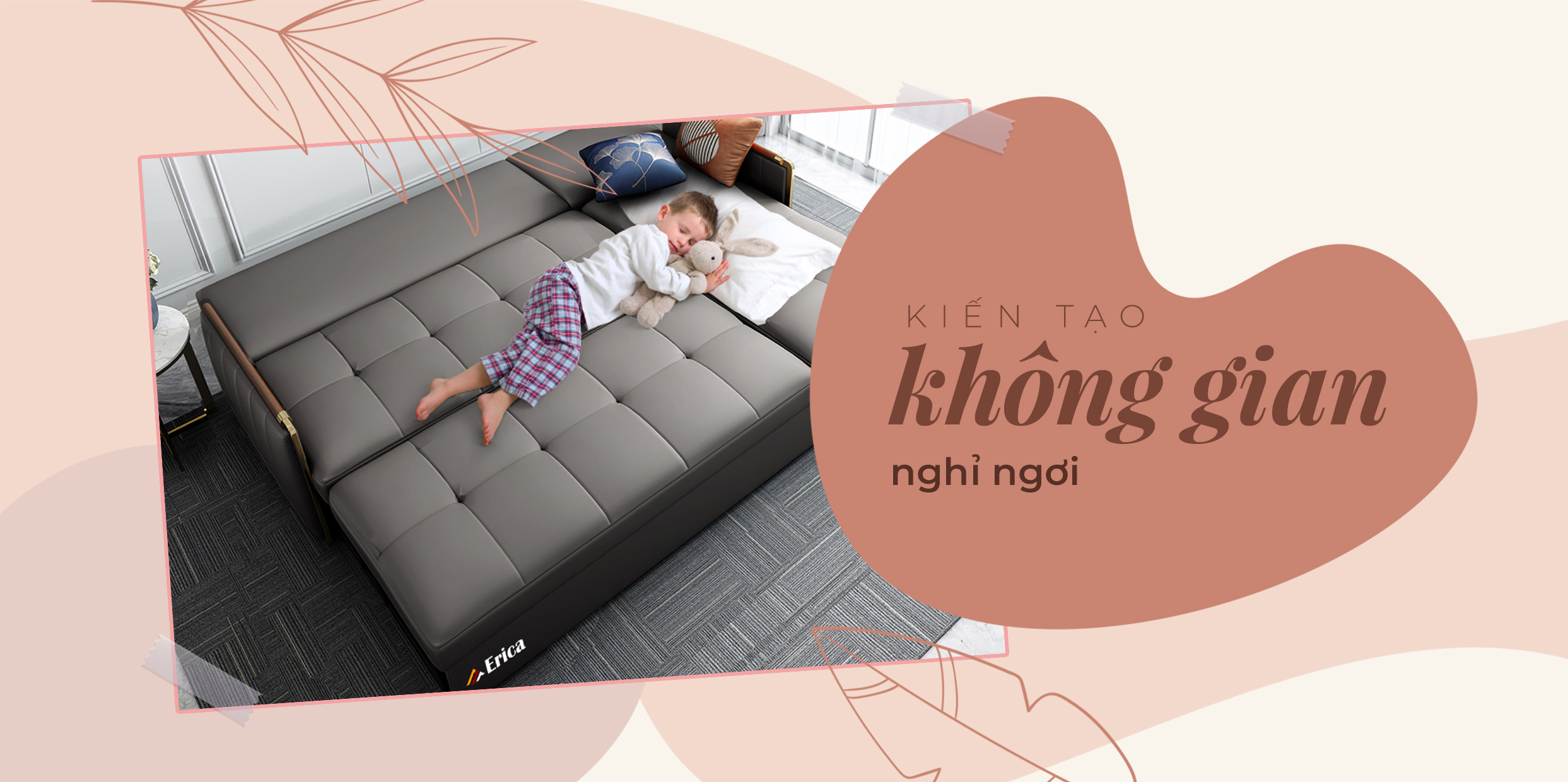 KIẾN TẠO KHÔNG GIAN NGHỈ NGƠI LÝ THÚ ĐỂ 🎧 THƯ GIÃN, 🎬 XEM PHIM, 📓 ĐỌC SÁCH CHỈ VỚI SOFA GIƯỜNG NHỎ GỌN