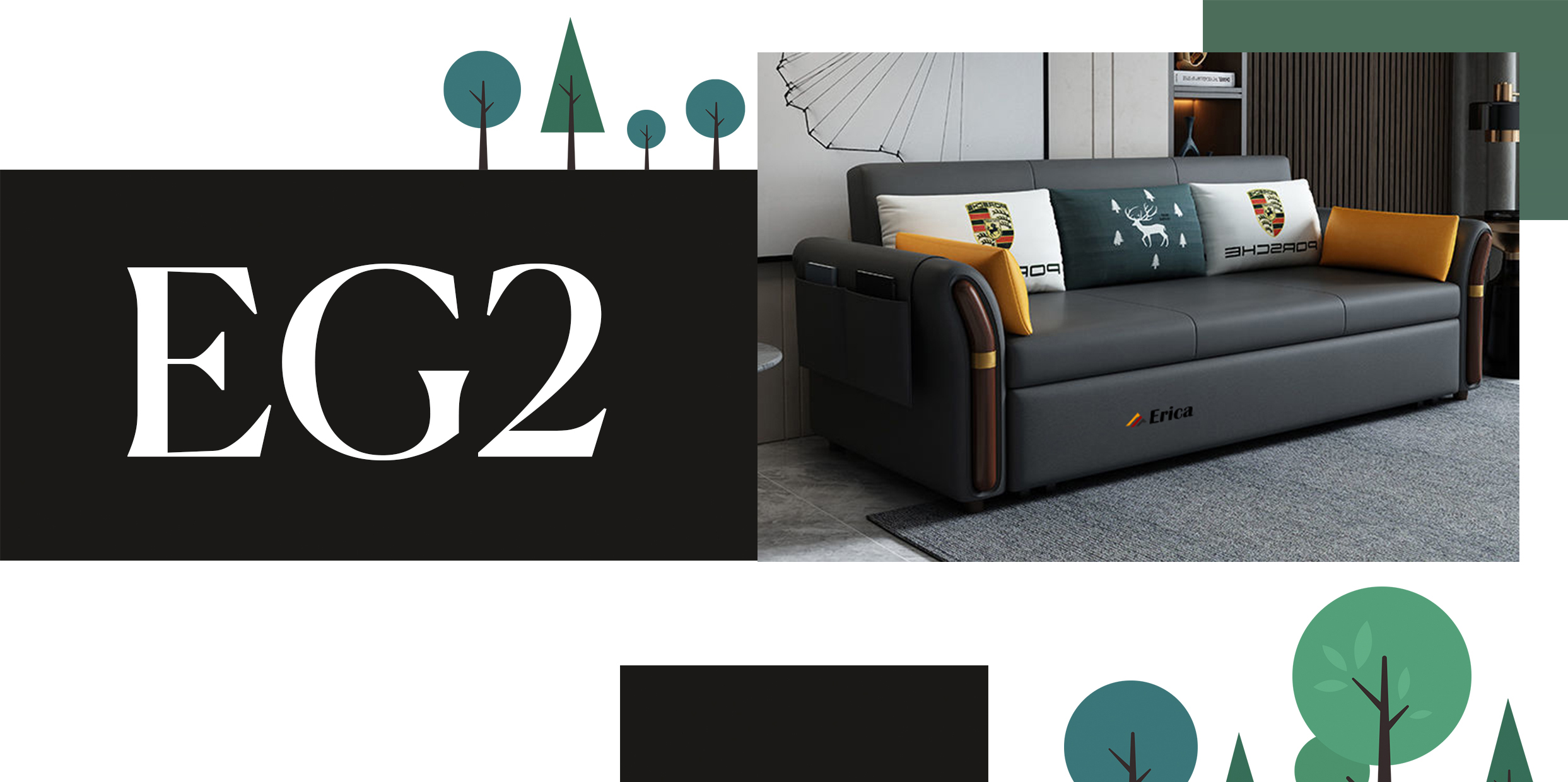 CĂN HỘ NHÀ CÔ QUÝ Ở QUẢNG NAM TRÔNG CỰC ĐẲNG CẤP VỚI CHIẾC SOFA BED GỖ ERICA – EG2