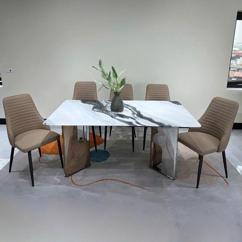 BỘ BÀN ĂN MẶT ĐÁ CAO CẤP ERICA – DP05